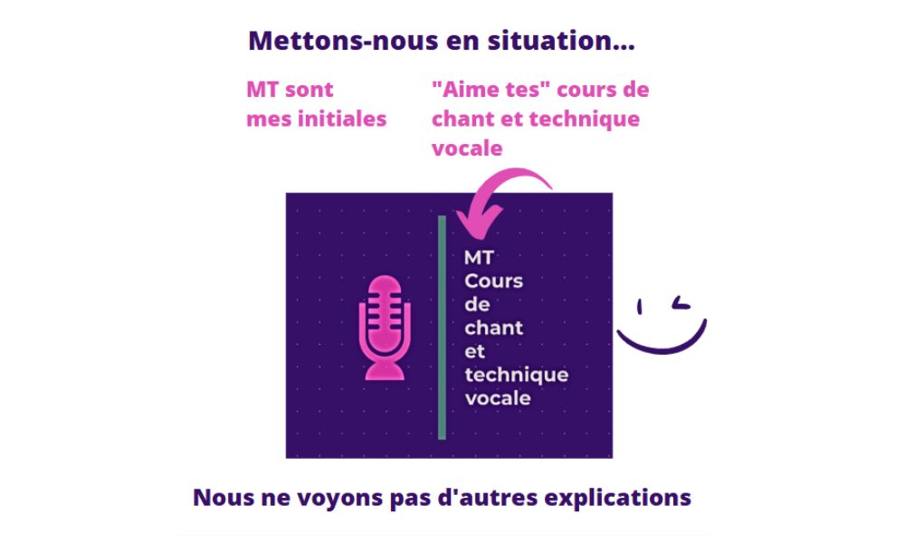 Lire la suite à propos de l’article Avez-vous vu le jeu de mots dans « MT Cours de chant et technique vocale » ?